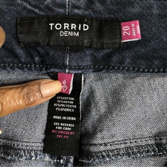 Torrid Women's High Waisted Skinny Denim Jeans - Picture 4 of 7